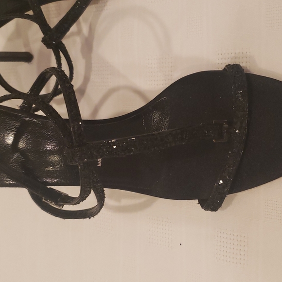 VERA WANG, Sandle Black Evening - Picture 4 of 12